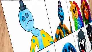 Drawing Poppy Playtime Chapter 4 | CARTOON VS REALISTIC | ( 