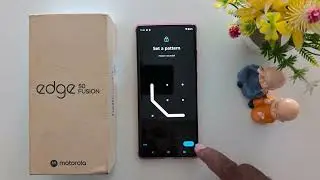 How to Setup Screen Lock in Moto Edge 50 Fusion, Edge 50 Pro, Edge 50 Ultra | PIN, Pattern, Password