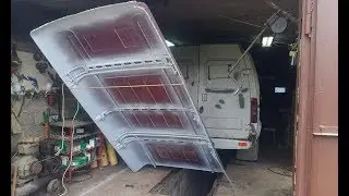 Замена крыши Газель. Часть 3. Подгонка, приварка новой крыши.