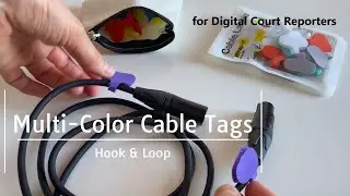 Color Coding XLR Cables to Know Which Microphone is Connected to Which Channel on the Recorder