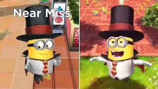 Minion Rush: Magician Minion Avoid Collecting Bananas Missions Gameplay at The Mall & Minion Park