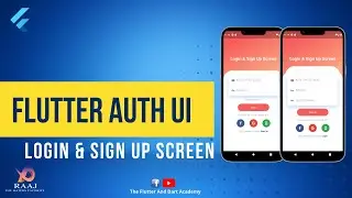 Flutter UI - Animated Login, Signup Screen UI