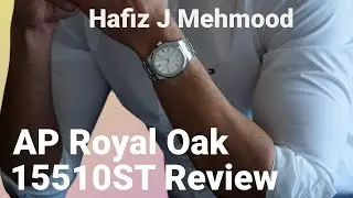 [4K] AP Royal Oak 15510ST White Dial Hands-On Review & Wrist Shots | Hafiz J Mehmood