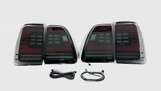 Стопы Land Cruiser 100, диодные - ДИНАМИЧЕСКИЕ