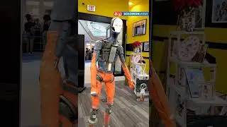 Simulon Adam Robot visits Human Photo Me Studio | MOCAP Test | Realistic Render  #simulon #shorts