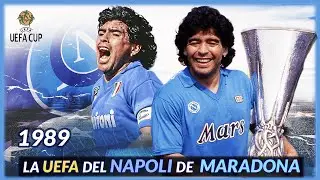 NAPOLI UEFA Cup Champion (1989) 🏆 MARADONA's Only EUROPEAN TITLE 💙🤍