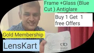 Lenskart BLU Cut Wide Corridor Progressive  Frame+ Lens I How to Gold Membership in Lenskart Offer I