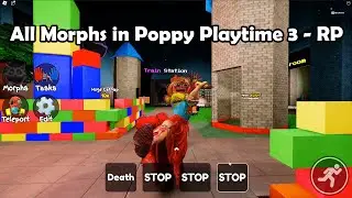 All Morphs Poppy Playtime Chapter 3 - RP (Roblox Gameplay)