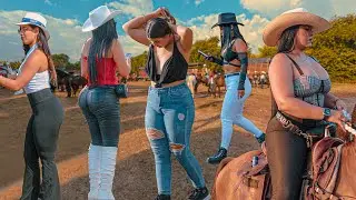 Breathtaking Women Ride Horses in Colombia | Curvy Latina Ladies 🥰