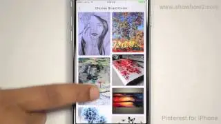 Pinterest For iPhone - How To Set A Cover Image For The Board
