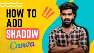How To Add Shadow In Canva || Drop Shadow In Canva