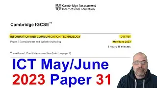 2023 June Paper 31, Cambridge 0417 ICT [IGCSE]