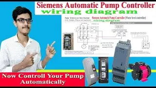 Siemens Automatic Water Level Controller Connection With Single Phase Motor