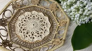 🔅Как же я по ним соскучилась! Салфетка -МАЛЫШКА крючком (97). Вяжем вместе 🔅