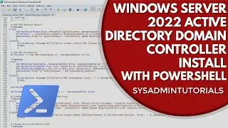Mastering Windows Server 2022: Automate The Setup Of A Primary DC