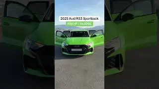 2025 Audi RS3 Sportback 400 HP Price: €66.000