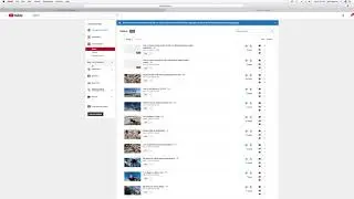 How to delete multiple videos in youtube studio beta