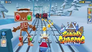 🎄✨ Gingerbot's Insane Sleigh Ride in the North Pole! 🚂🎅 Subway Surfers Christmas Adventure!