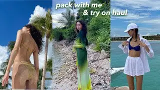PACK WITH ME FOR MEXICO & TRY ON HAUL | Morgan Fernandez