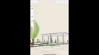 3D sketches and AI rendering test. #architecturesketch #architecturedesign #architecturedrawing