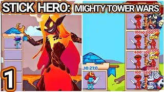 Stick Hero Level 1 to 105 Master Merge Blast, Mighty Tower Wars, Free Money In Game, on Android ios
