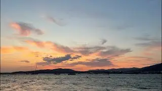 Туда где Море  в прямом эфире! Геленджик пляж «Багамы» на закате, потом прогулка по на бережной