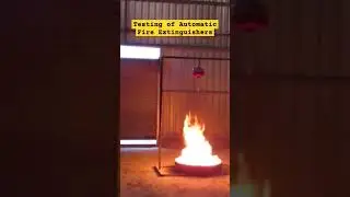 Automatic Fire 🔥🔥Extinguisher🔥🚒 Tests #shorts #fireextinguisher