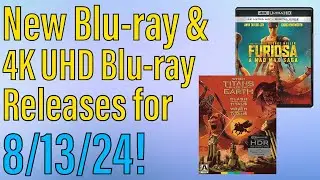 New Blu-ray & 4K UHD Blu-ray Releases for August 13th, 2024!
