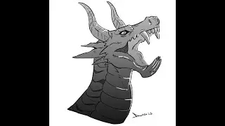 Art Time-Lapse | Dragon Head