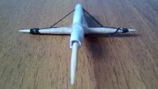 Как сделать мини арбалет из зубочисток how to make a crossbow out of toothpicks