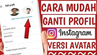 how to change ig profile photo with avatar