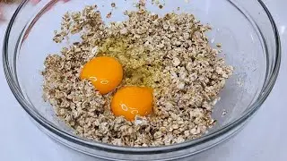 WITHOUT FLOUR❗️ I TAKE APPLES AND OATS! Few people know this secret recipe! My husband is delighted.