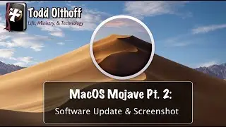 macOS Mojave Part 2: Software Update & Screenshot