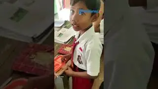 VIRAL! Anak SD Bawa Bekal Makanan Dengan Lauk Ulat