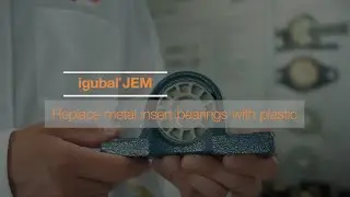 igubal® JEM Insert Bearings, Self-lubricating and Maintenance-free