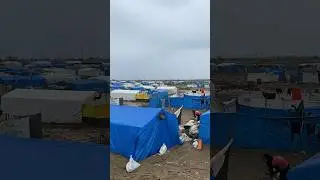 INSIDE OF A REFUGEE CAMP
