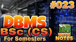 Three Schema Architecture In DBMS || Data Base Full Course With Notes 