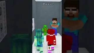 Evil Herobrine vs Smart Zombie Girl and JJ'sister