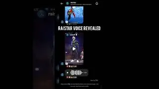 RAISTAR REVEALED HIS VOICE 😲 || #freefire #youtubeshorts #short #viral