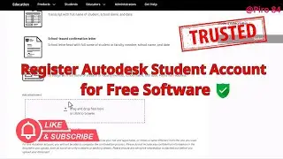 Register Autodesk Student Account for Free Software