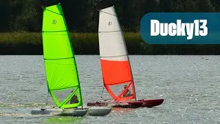 Inflatable sailing catamaran Ducky13