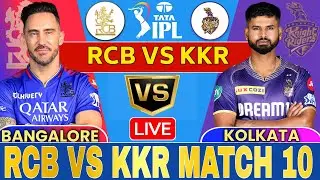 🔴 Live: Ipl 2024 live | Kolkata bangalore live match | Rcb vs kkr cricket live stream | Kkr rcb
