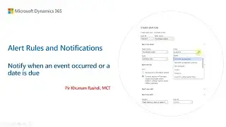 How to create an alert rule to notify about a document change or due date in Dynamics 365 Finance