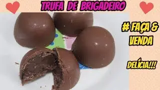 Trufa de Brigadeiro - Recheio para Trufas, Bolos e Ovos de Páscoa