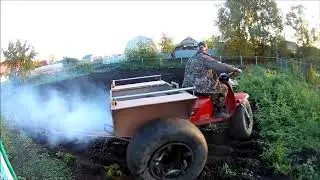 Сеем  сидераты.👍 Бороним  участок на каракате 👌 