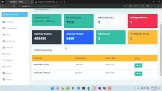 Pharmacy management system  in PHP and MYSQLI || PHP Project || WITH SOURCE CODE