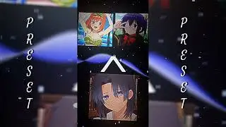 Preset Anime 🎟️ - Waifu's // Tiktok Trend // Size 