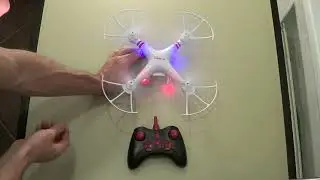 Обзор. Квадрокоптер. Управление Drone KY 101S.