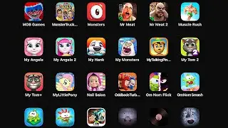 My Talking Tom & Friends,FNaF Ultimate Custom Night,Vampire Survivors,Zombie Run 2,Zombie Tsunami