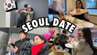 🇰🇷FIRST SNOW DATE ❄️ | Seoul Vlog